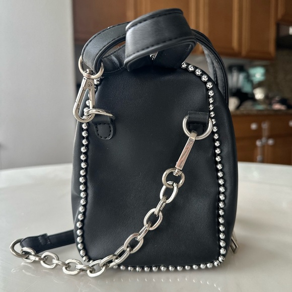 Nasty gal Black Ball Chain Mini Rucksack - Picture 5 of 8